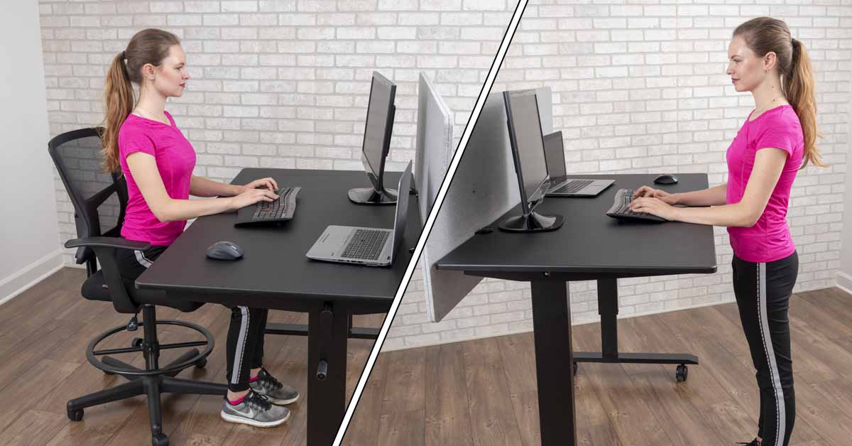 The Sit Stand Desk - Be Flexible at Work